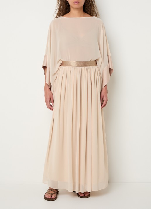 Xandres Henna top met vleermuismouw - voorkant 2 beige