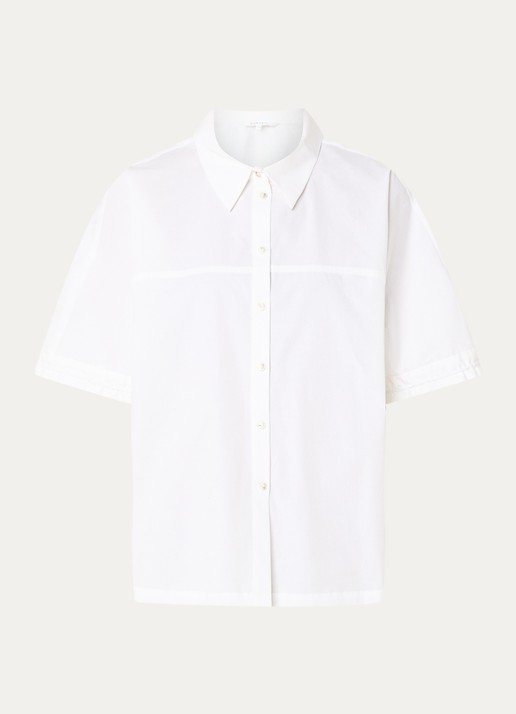 Xandres Herve blouse met trekkoord - voorkant 2 wit