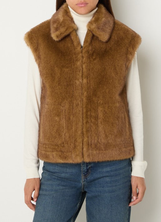 Xandres Jana reversible bodywarmer met steekzakken