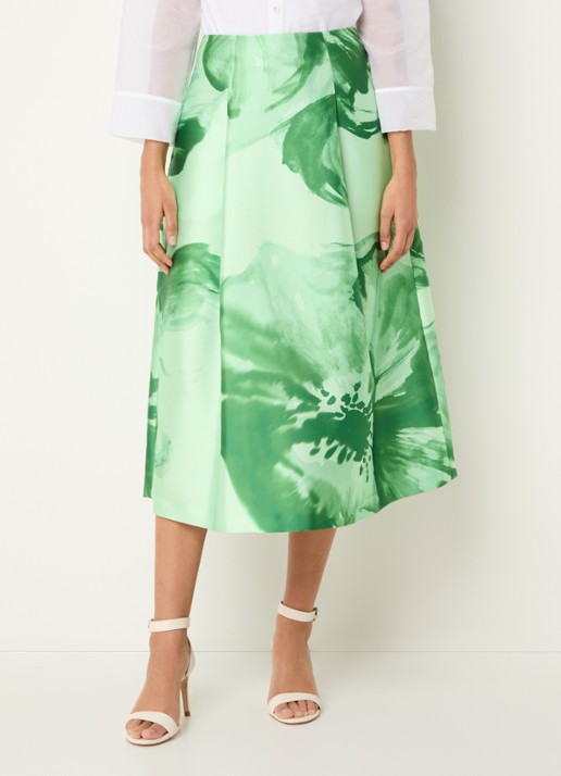 Xandres Rayma midi A-lijn rok met bloemenprint