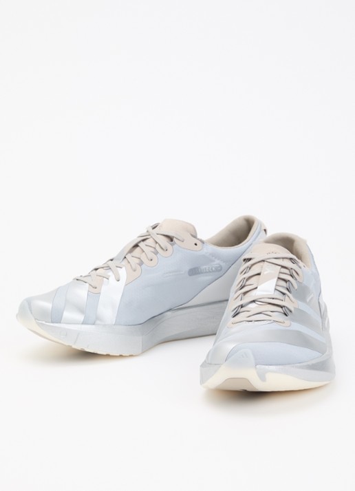 Y-3 Adios 9 sneaker van mesh met metallic details - detail 3 grijs