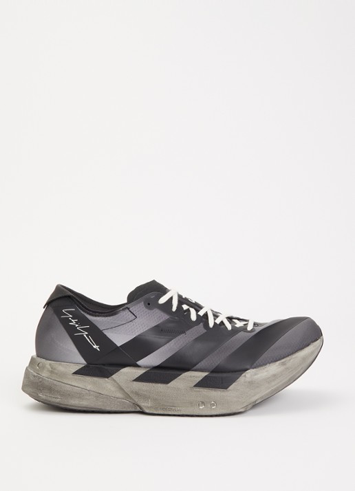 Y-3 Adios Pro 4 sneaker met mesh details - voorkant 5 zwart