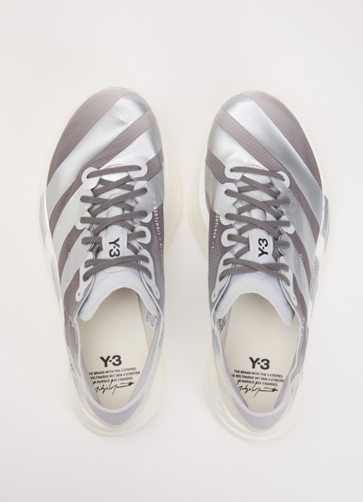Y-3 Adios Pro 4 sneaker met mesh details - detail 3 donkergrijs