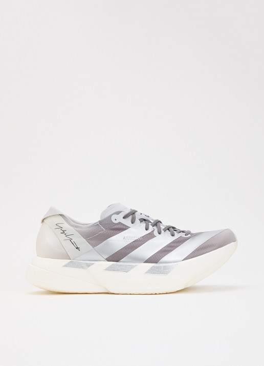 Y-3 Adios Pro 4 sneaker met mesh details - voorkant 5 donkergrijs