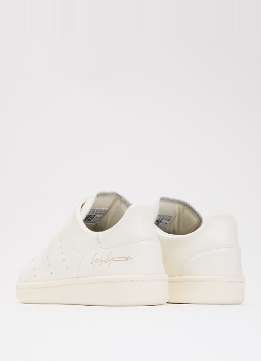 Y-3 Diagonal Stan Smith sneaker van leer - achterkant 4 wit