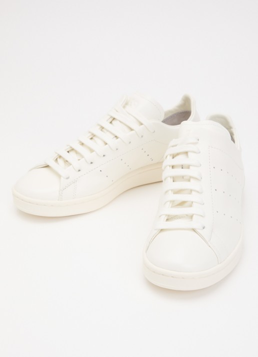 Y-3 Diagonal Stan Smith sneaker van leer - detail wit