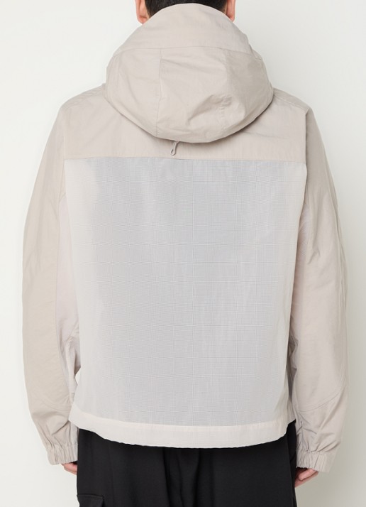 Y-3 Jack met capuchon en borstzakken - achterkant 3 bruin