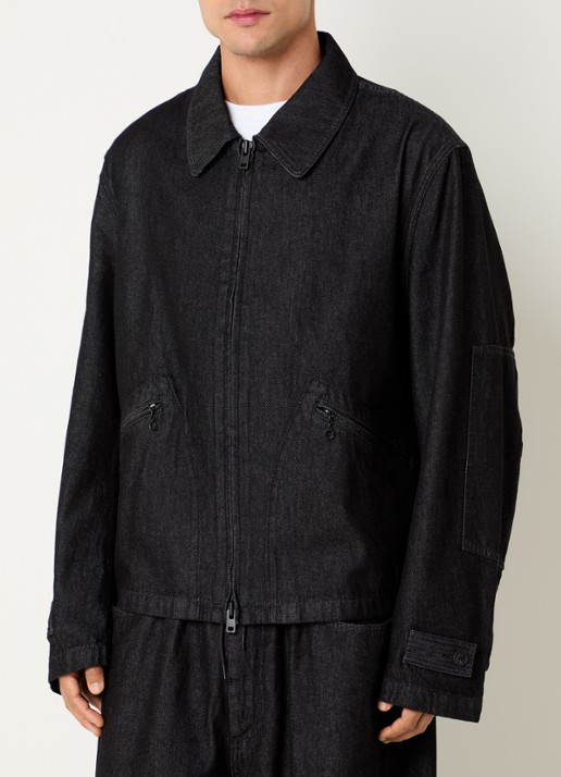 Y-3 Jack van denim met steekzakken