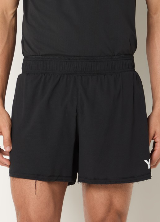 Y-3 Loose fit korte broek met logoprint