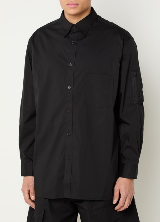 Y-3 Oversized fit overhemd met borstzak