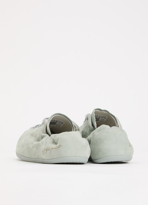Y-3 Stan Smith Lo Pro sneaker van suède  - achterkant 4 mint