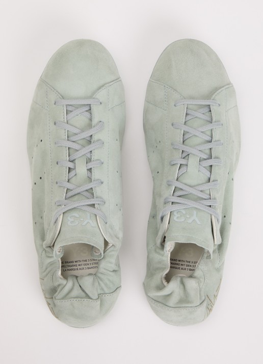 Y-3 Stan Smith Lo Pro sneaker van suède  - detail 2 mint