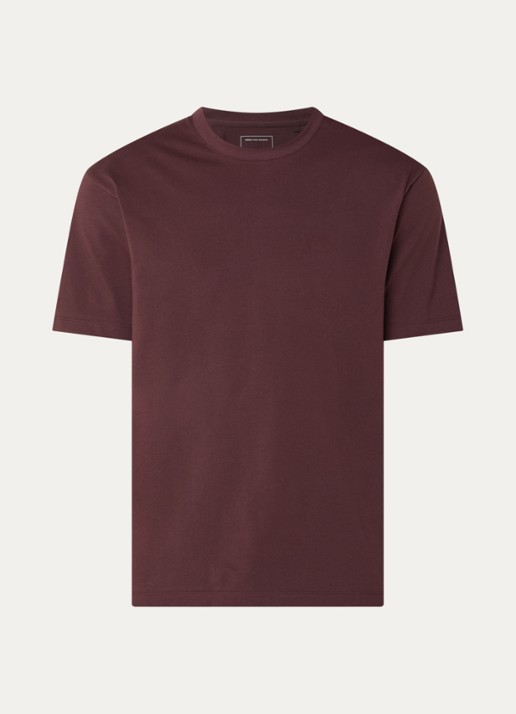 Y-3 T-shirt met logoprint - voorkant 2 rood