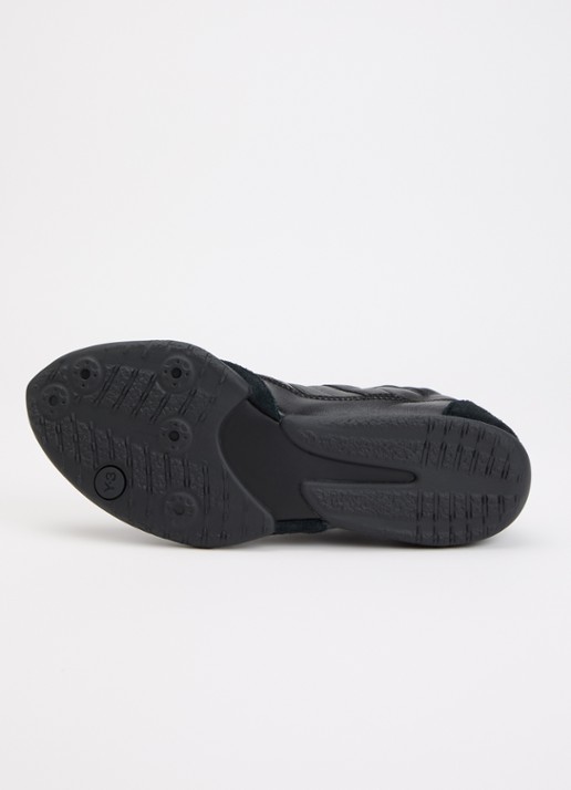 Y-3 Tokyo Warped sneaker van leer met suède details - detail 5 zwart