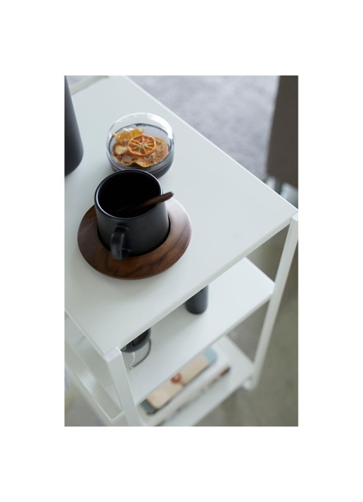 Yamazaki 3-Tiered Tower opbergtrolley  - detail 6 wit