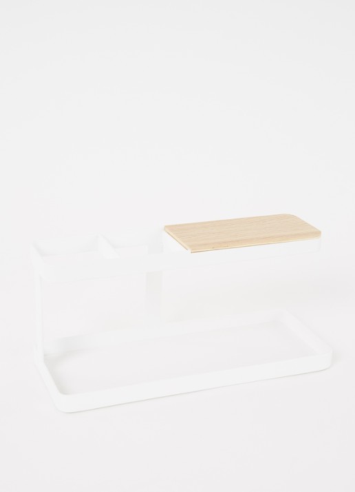 Yamazaki Bureau organizer 24,5 x 9,7 cm - voorkant 2 wit