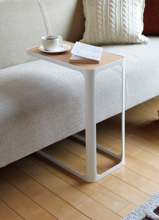 Yamazaki Frame bijzettafel 52 cm - voorkant 3 wit