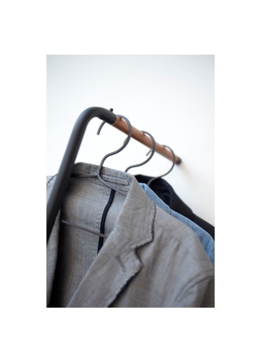 Yamazaki Hanger Rack 0.0 - black - detail 2 zwart