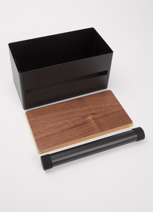 Yamazaki Rin L keukenrolhouder 31 cm - detail zwart