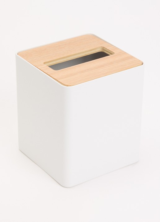 Yamazaki Rin tissuebox 15 cm - voorkant 3 wit