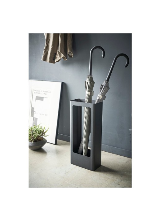 Yamazaki Slim paraplu standaard  - voorkant 2 zwart