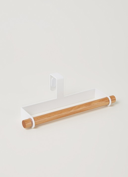 Yamazaki Tosca handdoekrek met deurhaak 19 cm - voorkant 3 wit