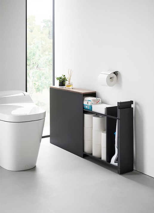Yamazaki Tower badkamer organizer 14 x 56 x 55 cm - detail 3 zwart