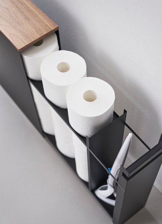 Yamazaki Tower badkamer organizer 14 x 56 x 55 cm - detail 4 zwart