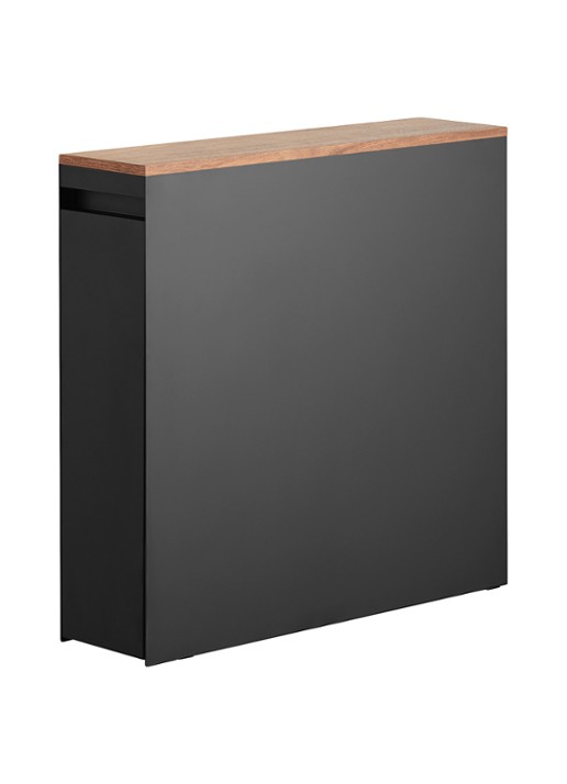 Yamazaki Tower badkamer organizer 14 x 56 x 55 cm - voorkant zwart