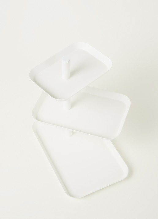 Yamazaki Tower etagère 25,5 cm - detail wit