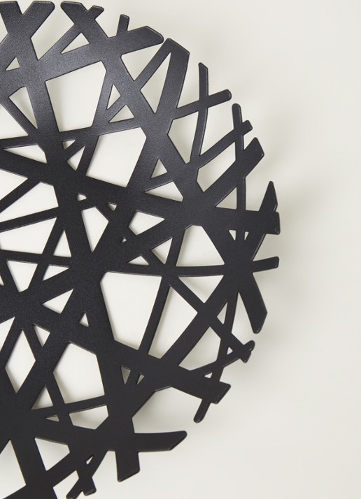 Yamazaki Tower fruitschaal 26 cm - detail 3 zwart