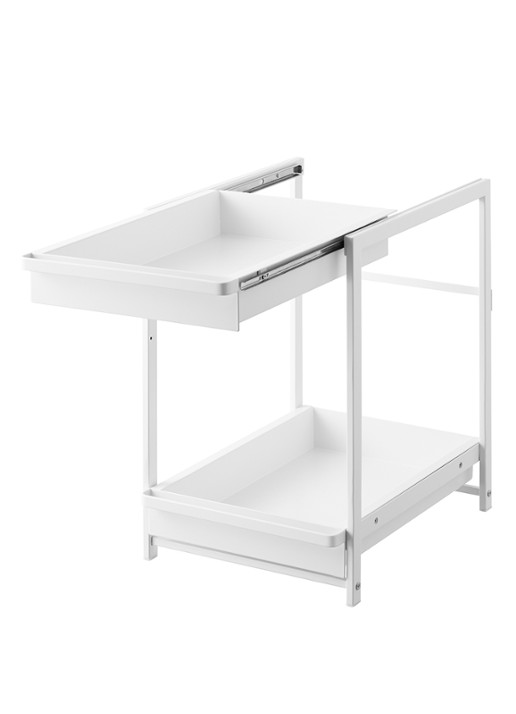 Yamazaki Tower keukenkast organizer 30 x 68,5 x 45 cm - voorkant 4 wit