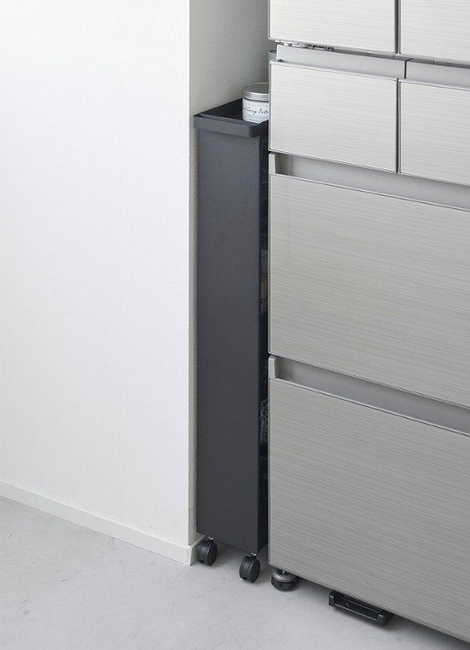 Yamazaki Tower opbergtrolley - detail 3 zwart