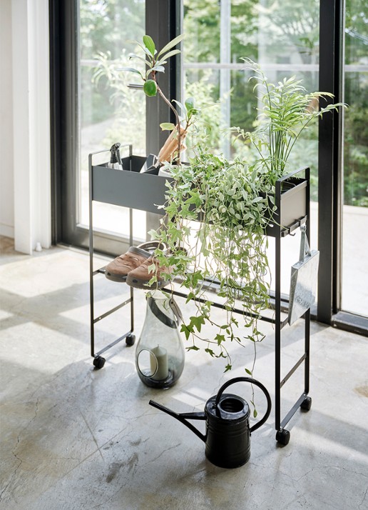 Yamazaki Tower opbergtrolley - achterkant 4 zwart