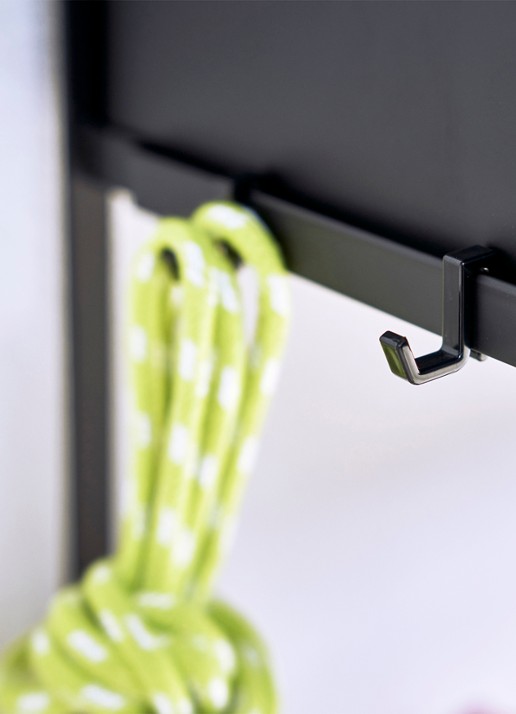 Yamazaki Tower opbergtrolley - detail zwart
