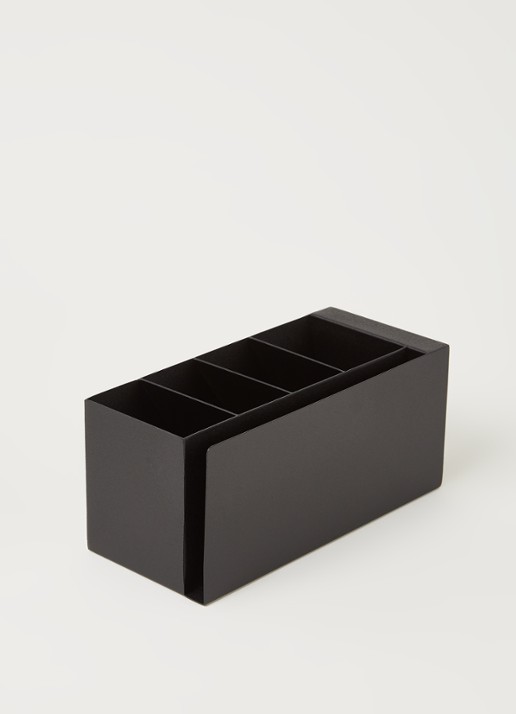 Yamazaki Tower pennenhouder van staal - voorkant 3 zwart
