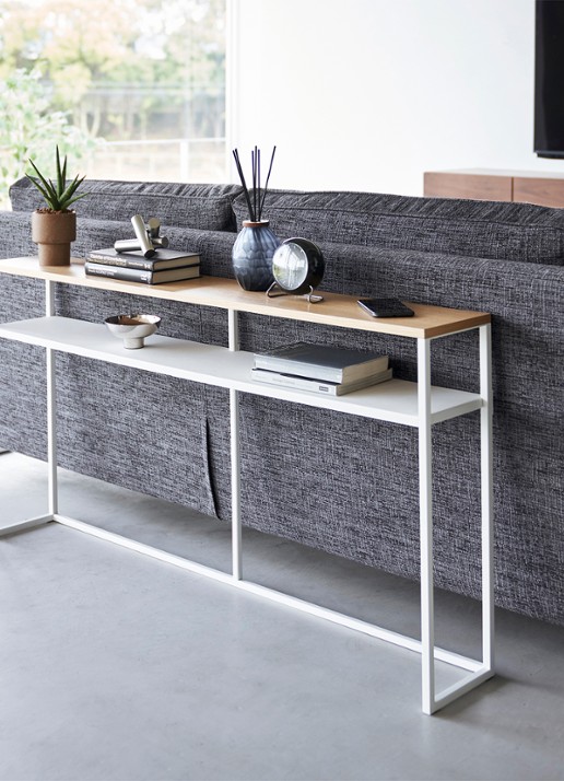 Yamazaki Tower wandtafel 126 x 65 cm - voorkant 3 wit