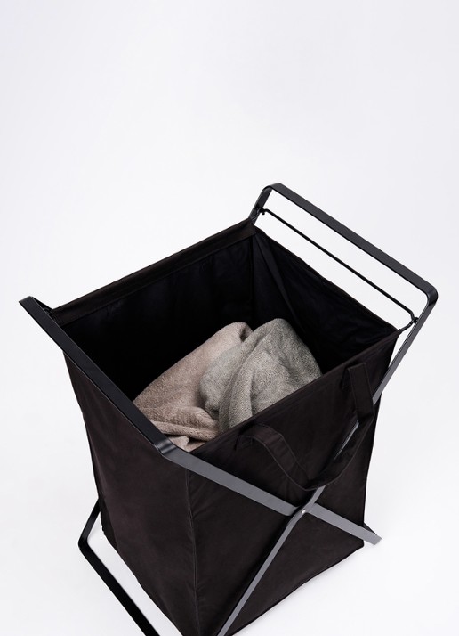 Yamazaki Tower wasmand 64 cm - achterkant 4 zwart