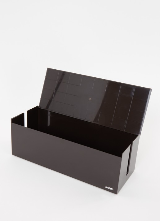 Yamazaki Web kabelbox  - detail zwart