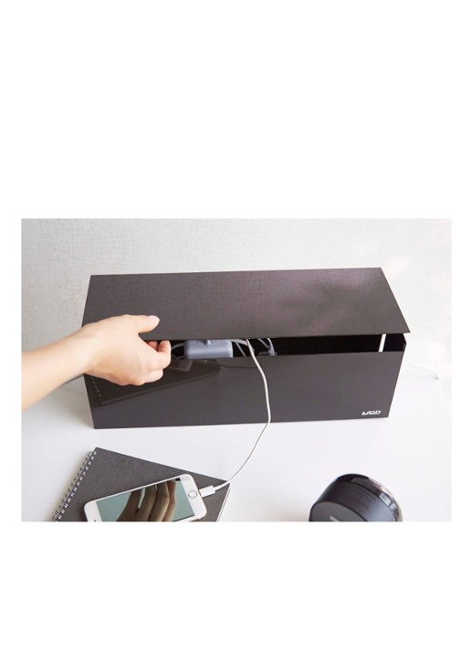 Yamazaki Web kabelbox  - detail 4 zwart