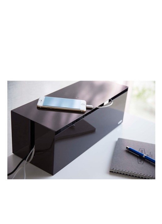 Yamazaki Web kabelbox  - detail 5 zwart