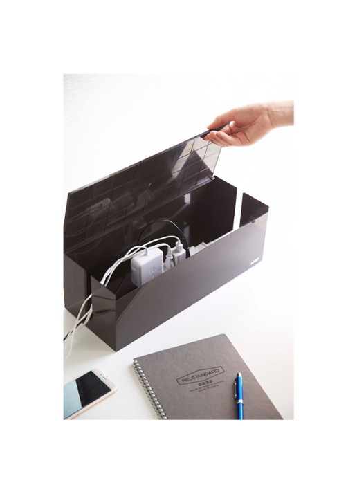 Yamazaki Web kabelbox  - voorkant 7 zwart