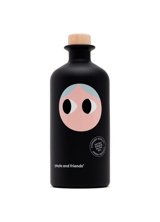 yiayia and friends Extra Vierge olijfolie 500 ml - voorkant undefined