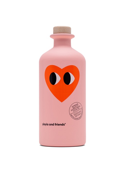 yiayia and friends Love Edition Extra Vierge olijfolie 500 ml - voorkant undefined