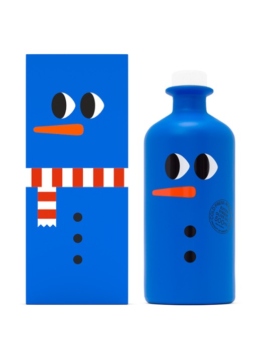 yiayia and friends Snowman Edition Extra Vierge olijfolie in geschenkverpakking 500 ml