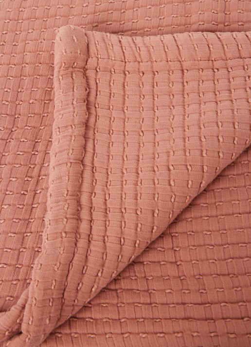 Yumeko Bedsprei van katoen 200 x 220 cm - detail 3 koper