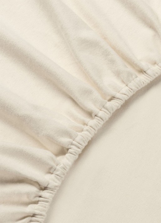 Yumeko Hoeslaken van  katoen, hoekhoogte 30 cm - detail 3 beige