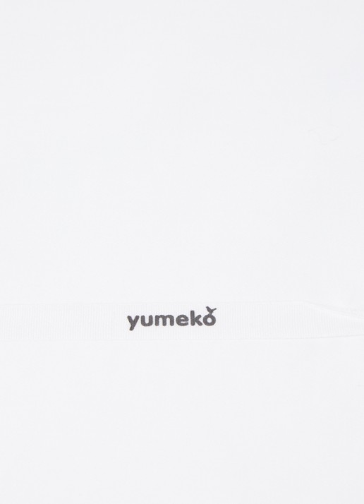 Yumeko Hoeslaken van  katoensatijn 300TC, hoekhoogte 30 cm - detail 3 wit