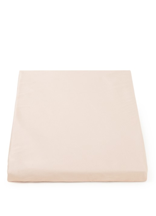 Yumeko Hoeslaken van  katoensatijn 300TC, hoekhoogte 30 cm - voorkant oudroze