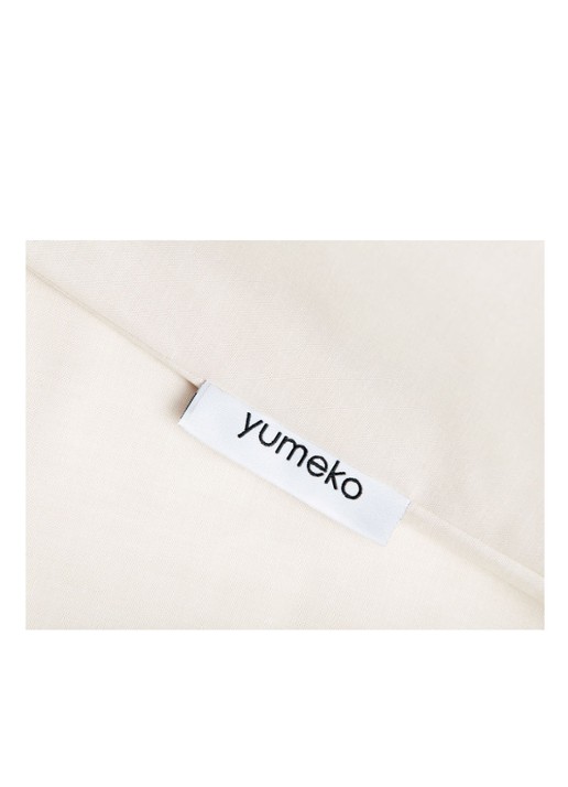 Yumeko Latte dekbedovertrekset 210TC - inclusief kussenslopen - detail 3 gebroken wit